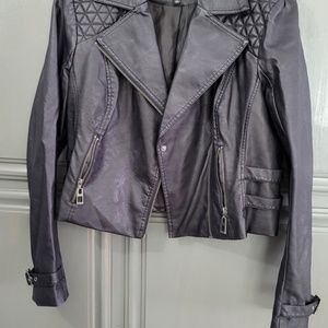 Sugar fly Black biker jacket with pockets